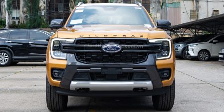Đầu Xe Ford Everest Wildtrak Mới 2024 màu Vàng